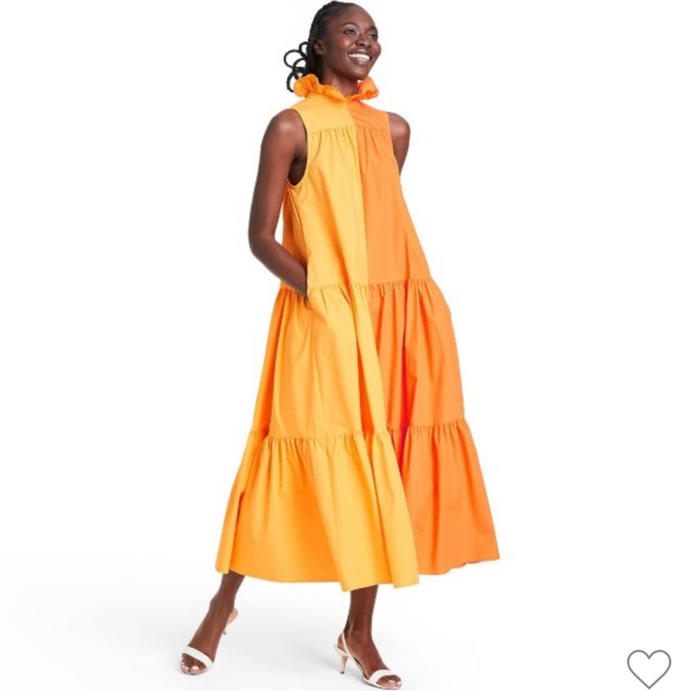 NWT Christopher John Rogers Two Tone Dress - Picture 5 of 8